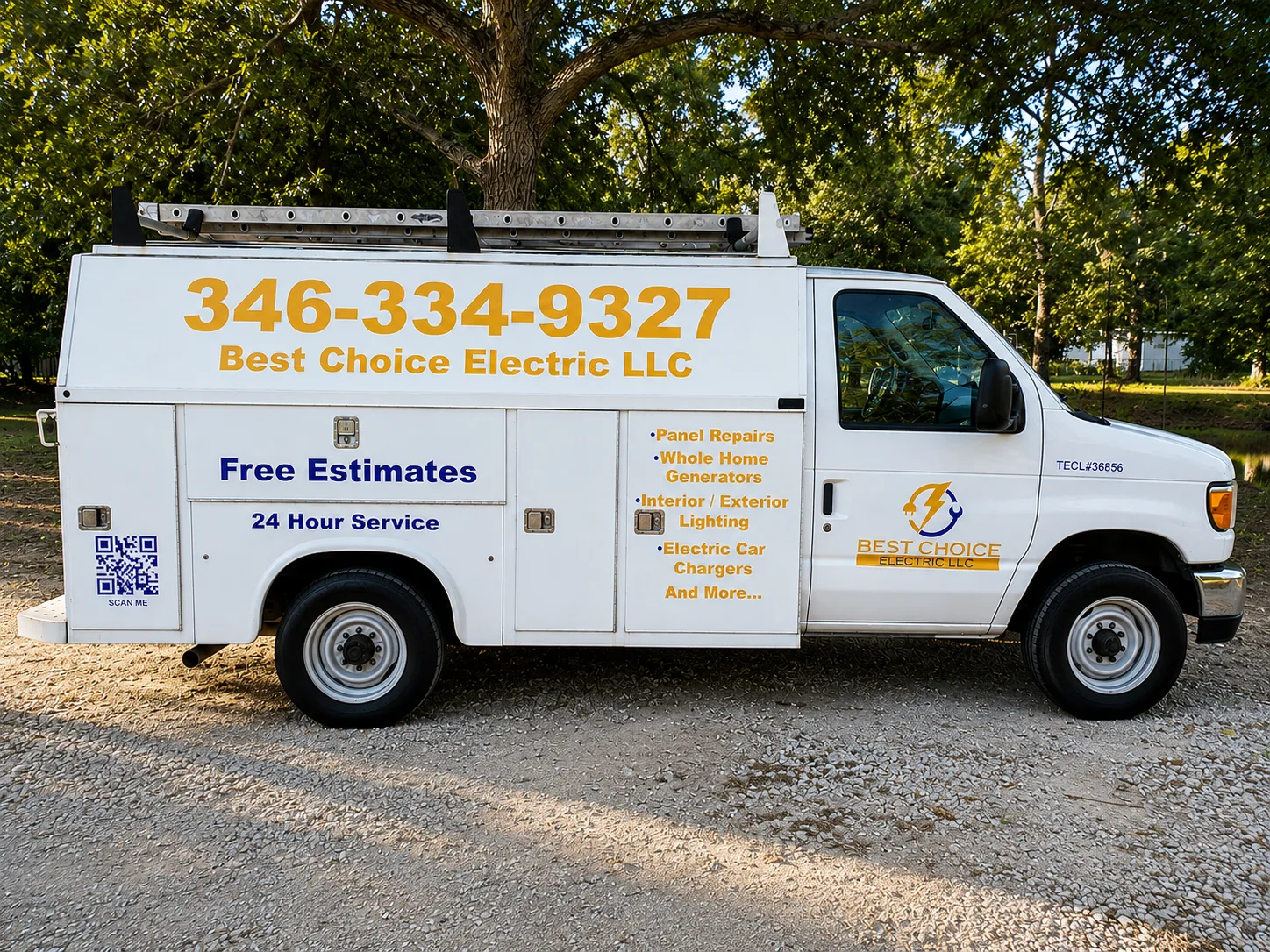 Best Electric — Service Van branding by Workhorse Branding