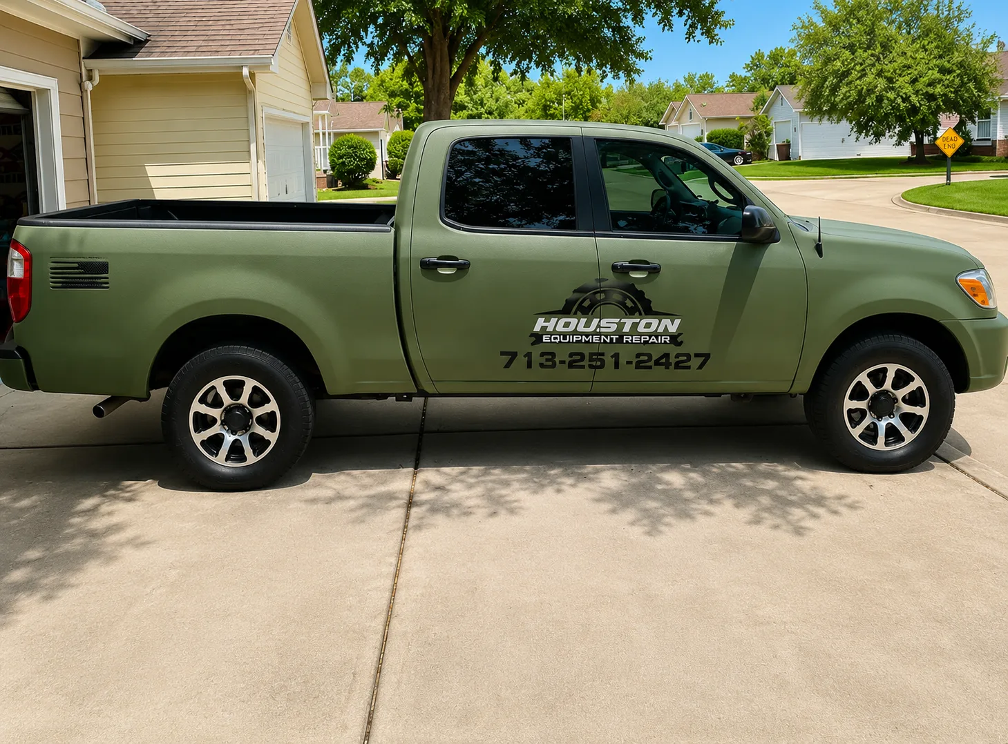 Houston Generators — Vehicle branding by Workhorse Branding