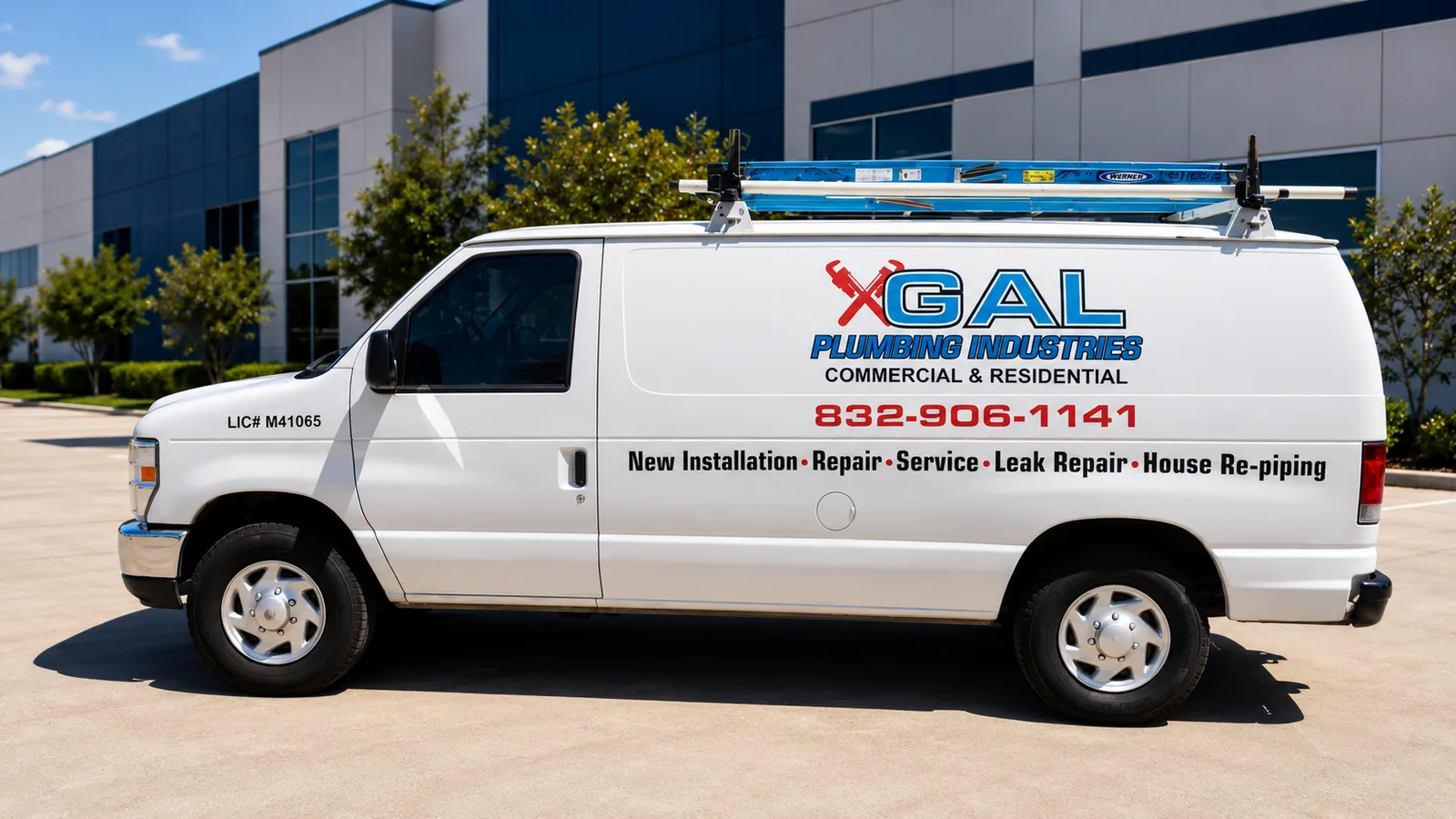 Gal Plumbing — Service Van branding by Workhorse Branding