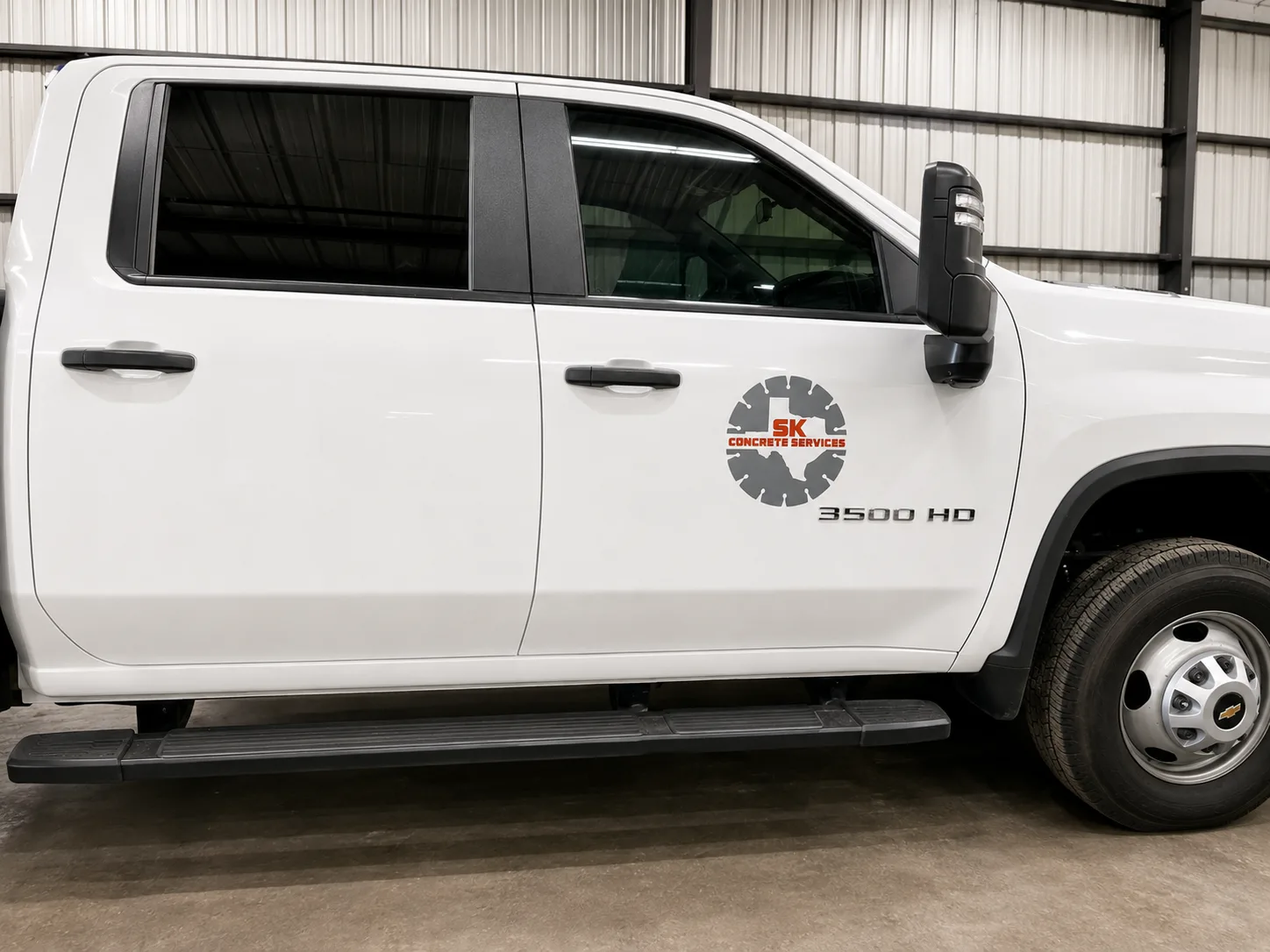 SK Concrete — Vehicle branding by Workhorse Branding